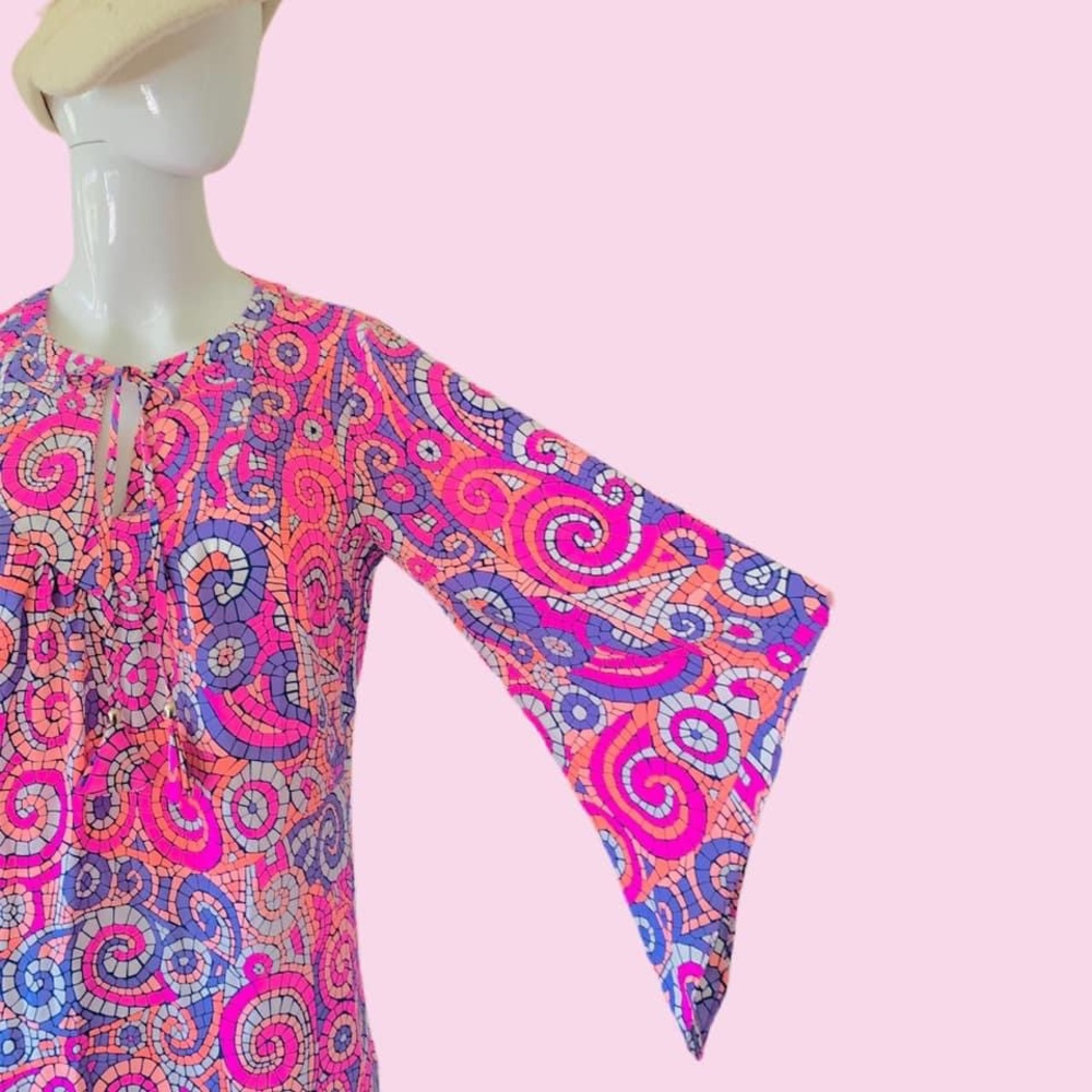 Alice & Trixie Rare Mosaic Print Go Go Mini Dress - Picture 5 of 8